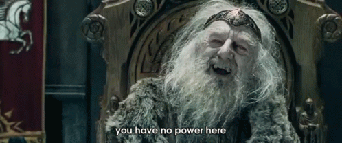 You Have No Power GIF - You Have No Power Here Gandalf Lotr GIFs