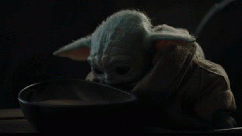 Baby Yoda GIF - Baby Yoda Soup GIFs