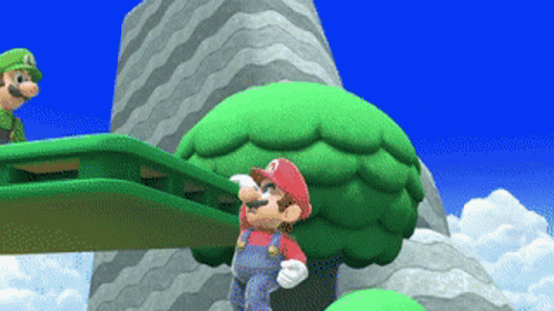 Luigi Mario GIF - Luigi Mario Luigi Kills Mario GIFs