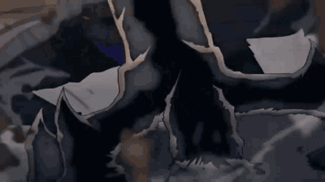 a close up of a person 's leg with a spider 's claws coming out of it .