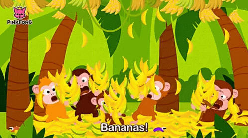 Too Much Pinkfong GIF - Too Much Pinkfong Monkey GIFs
