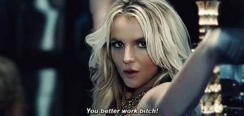 Britney Spears You Betrer Work GIF - Britney Spears You Betrer Work Britney Jean Spears GIFs