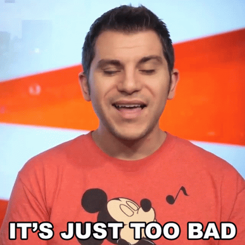 Its Just Too Bad Shane Luis GIF - Its Just Too Bad Shane Luis Rerez GIFs