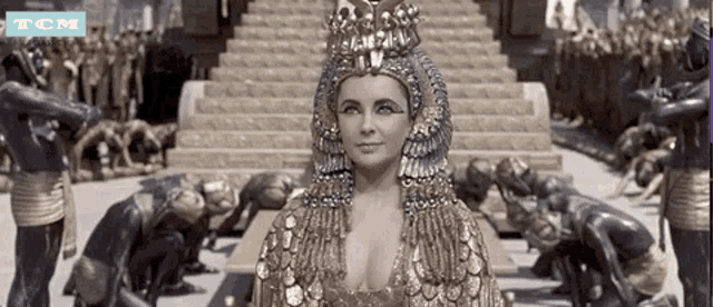 Cleopatra Elizabeth Taylor GIF