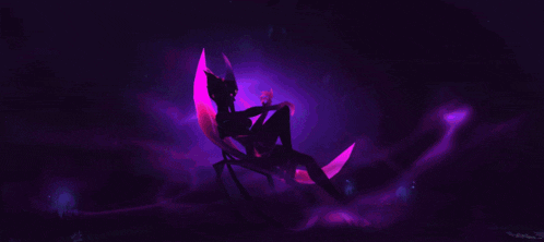 a purple and blue background with a purple glow