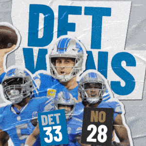 New Orleans Saints (28) Vs. Detroit Lions (33) Post Game GIF - Nfl National Football League Football League GIFs