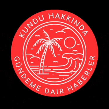 a red circle with the words kundu hakkinda gündeme dair haberler