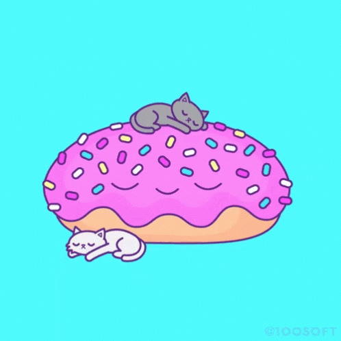 Donut Sleeping GIF - Donut Sleeping Cats GIFs
