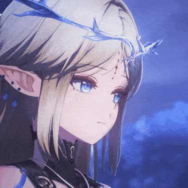 a girl with a crown on her head has the letter n on her chest