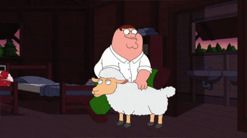 Same GIF - Family Guy Peter Griffin Sheep GIFs