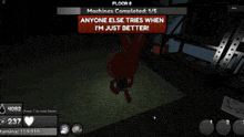 a screenshot of a video game that says i don t know why anyone else