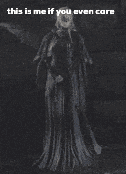 a picture of a woman in a long dress with the caption " this is me if you even care "