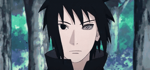 a close up of a cartoon character with purple eyes .