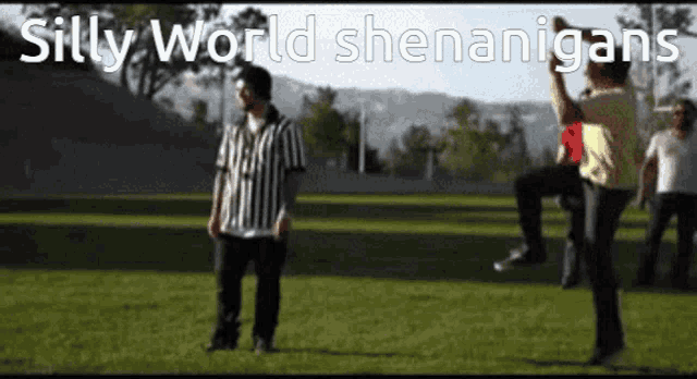 silly world shenanigans is displayed on the screen