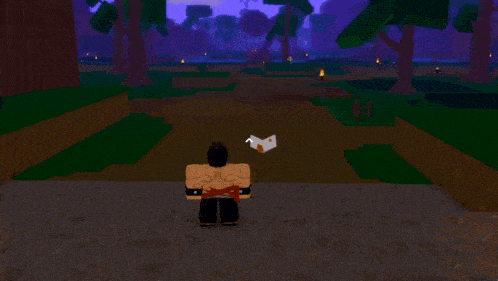 a video game character is standing in front of a explosion