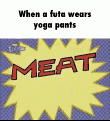 a cartoon of a star with the word meat on it