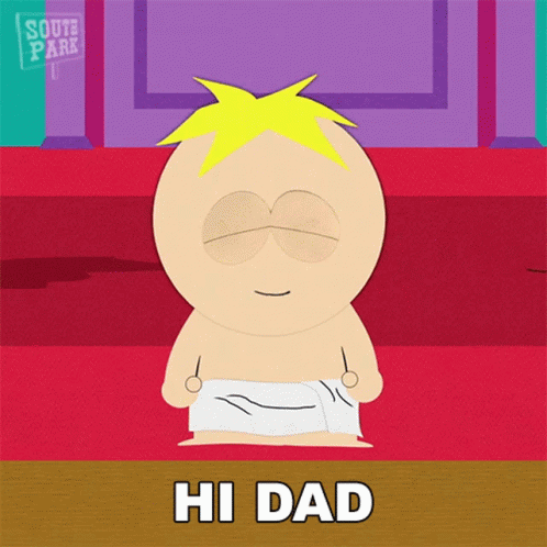 Hi Dad Butters Stotch GIF - Hi Dad Butters Stotch South Park GIFs