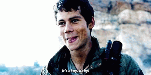 Dylan Obrien Its Okay Baby GIF - Dylan Obrien Its Okay Baby Wink GIFs