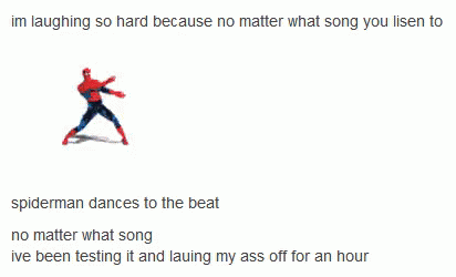 Spiderman Dances GIF - Spiderman Dances To GIFs