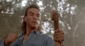 Van Damme Snake GIF - Van Damme Snake Punch GIFs