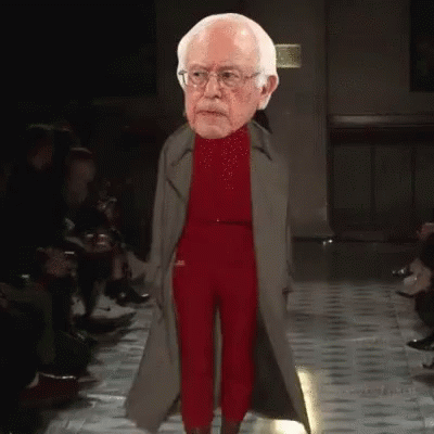Feel The Bern Bernie GIF - Feel The Bern Bernie Catwalk GIFs