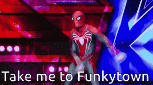 Spider Man Take Me GIF - Spider Man Take Me Funkytown GIFs