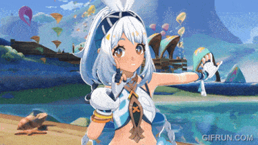 a gif from gifrun.com shows a cartoon girl