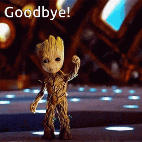 Goodbye Groot GIF - Goodbye Groot GIFs
