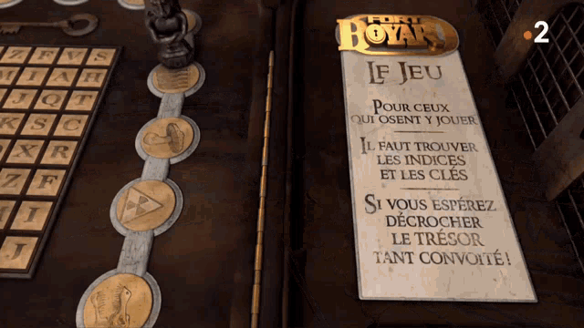 a book is open to a page titled le jeu