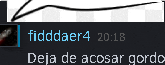 a screenshot of a text message from fidddaer4 at 20:18