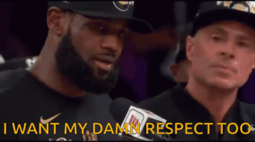 I Want My Damn Respect Lakers Championship GIF - I Want My Damn Respect Lakers Championship Lakers GIFs