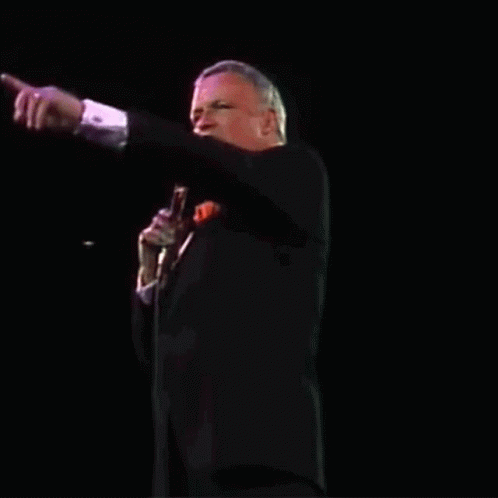 Pointing Frank Sinatra GIF - Pointing Frank Sinatra My Kind Of Town Song GIFs