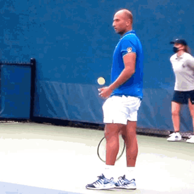 Mohamed Safwat Tennis GIF - Mohamed Safwat Tennis Serve GIFs