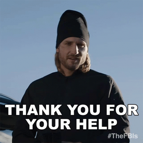Thank You For Your Help Kristian Hess GIF - Thank You For Your Help Kristian Hess Fbi International GIFs