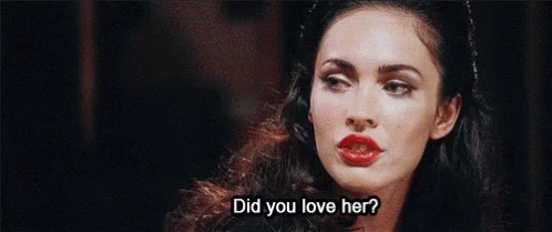 Did You Love Her Megan Fox GIF - Did You Love Her Megan Fox GIFs