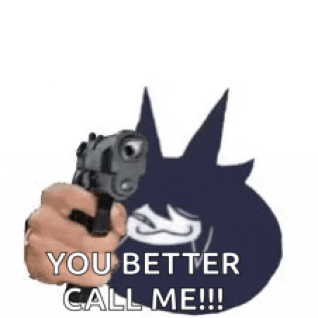 a person is holding a gun in their hand and pointing it at another person .
