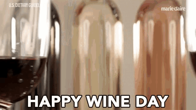 Happy Wine Day Cheers GIF