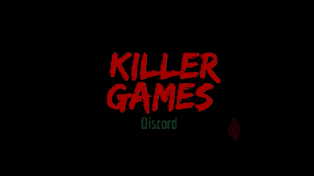 a black background with red dots and the words " killer games "