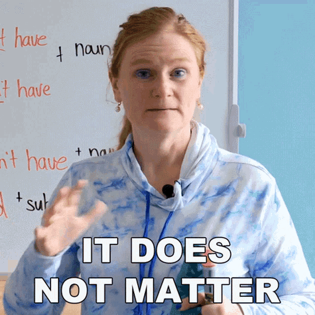 It Does Not Matter Ronnie GIF - It Does Not Matter Ronnie Engvid GIFs