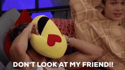 Dont Look At My Friend Bbkaycee GIF - Dont Look At My Friend Bbkaycee Bb20 GIFs