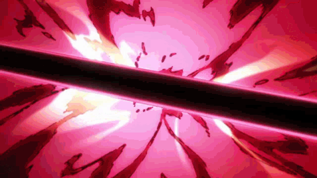 a red background with a red light coming out of the center