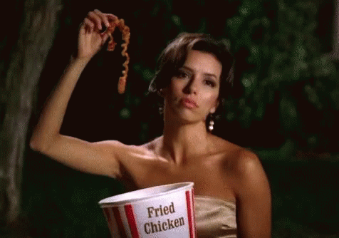 National Fried Chicken Day Fried Chicken And Curlyfries GIF - National Fried Chicken Day Fried Chicken And Curlyfries Eat GIFs