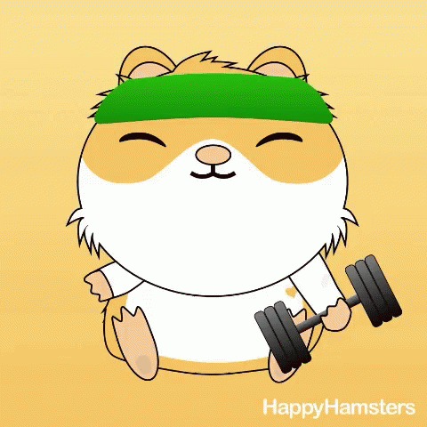 Happy Hamsters Fitness GIF - Happy Hamsters Fitness Health GIFs