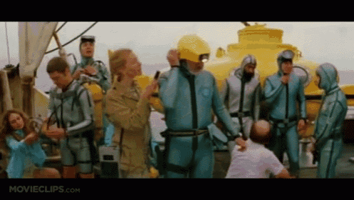 Cause Sometimes You Just Want To Jam By Yourself...In Public. GIF - Life Acquatic With Steve Zissou Bill Murray GIFs