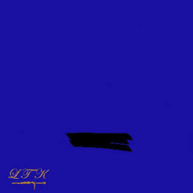 a blue background with a yellow square and the word gr