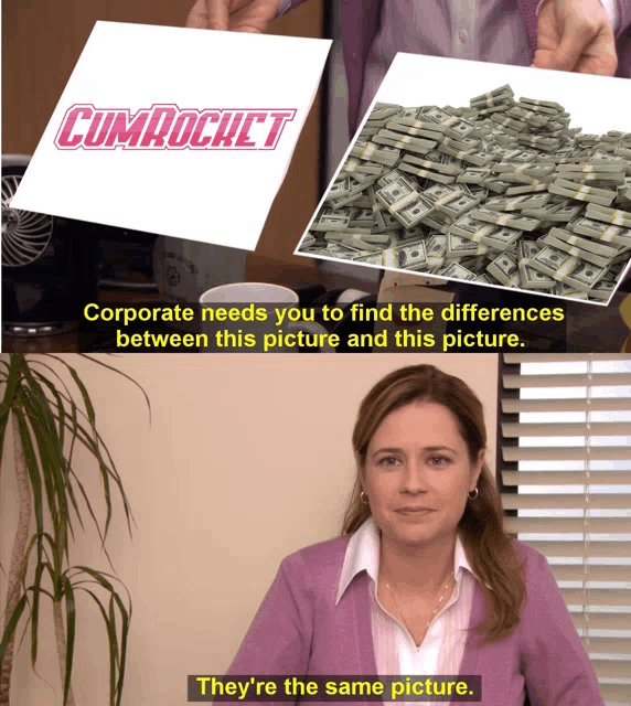 corporate needs you to find the differences between this picture and this picture they re the same picture