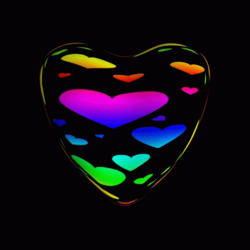 Heart Love GIF - Heart Love Colorful Heart GIFs