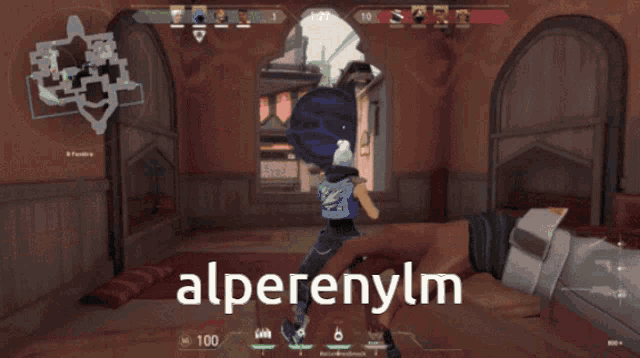 a screenshot of a video game with the word alperenylm on the bottom