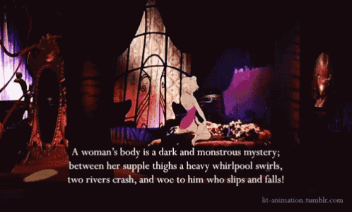 a woman 's body is a dark and monsterous mystery