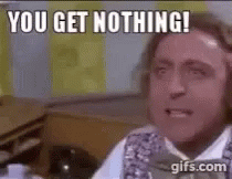 Willy Wonka You Lose GIF - Willy Wonka You Lose You Get Nothing GIFs